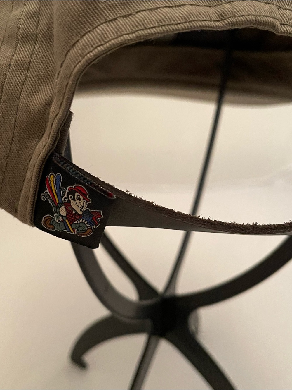 Ski Butlers Adjustable 5-Panel Cap with Leather Patch - Picture 6 of 8